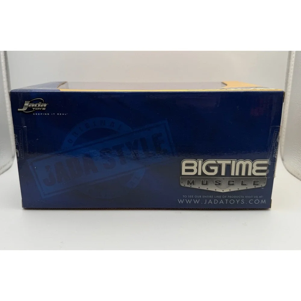 JADA BTM 1955 BEL AIR WITH FLAME 1:24 RED BLOWER BIGTIME MUSCLE NEW IN BOX!